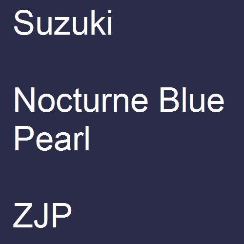 Suzuki, Nocturne Blue Pearl, ZJP.